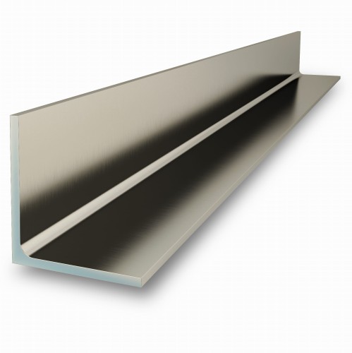 Stalowy kątownik nierdzewny o wymiarach 30 mm x 30 mm x 3 mm i długości 600 cm